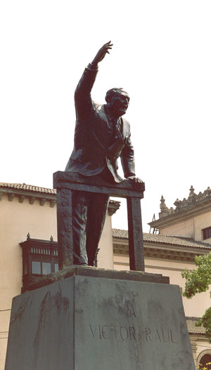 Líder Víctor R. Haya de la Torre. Av.28 de julio. Lima